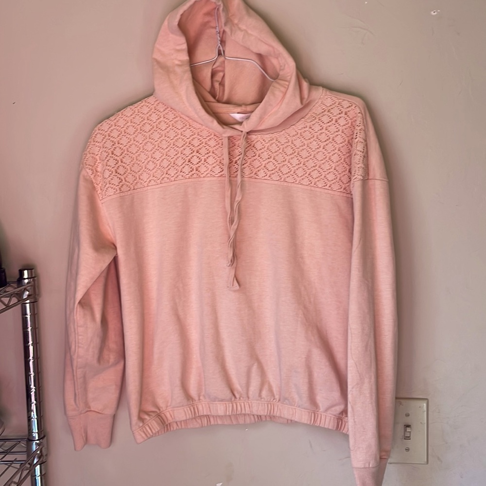 Lauren Conrad Hooded Peach Sweatshirt! Small